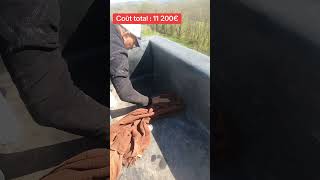 Pour le toit c'est bon ! On continue ? #autoconstruction #lartisanmaison #chantier #travaux