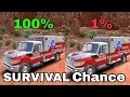 Realistic Survival Chance Crash #4 |  BeamNG Drive X 