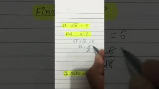 Mathematics problem #maths #squares1to15 #mathstricks