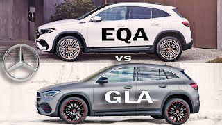 Mercedes EQA vs Mercedes GLA / Electric vs Petrol / GLA vs EQA / SUV compare