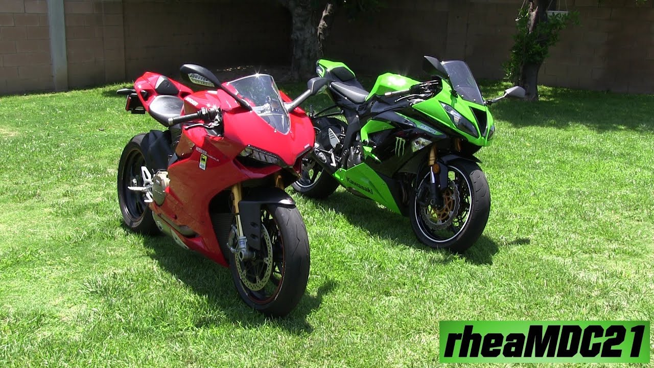 DUCATI Panigale Or Kawasaki Ninja Sound Inline Four Or Twin Engine