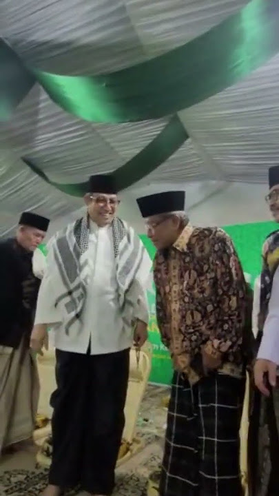 Prof. Said Aqil bertemu dengan Prof. Said Agil dalam Haul Mbah Said 😍 #shorts #ulama #nusantara