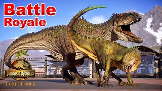 Battle Royale ไดโนเสาร์กินเนื้อ นักล่าที่โหดที่สุดได้เป็นราชา! Jurassic World Evolution 2