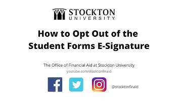 How to Opt-Out of the Student Forms E Signature