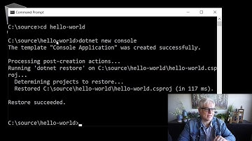 How do I create a new project with the dotnet CLI?