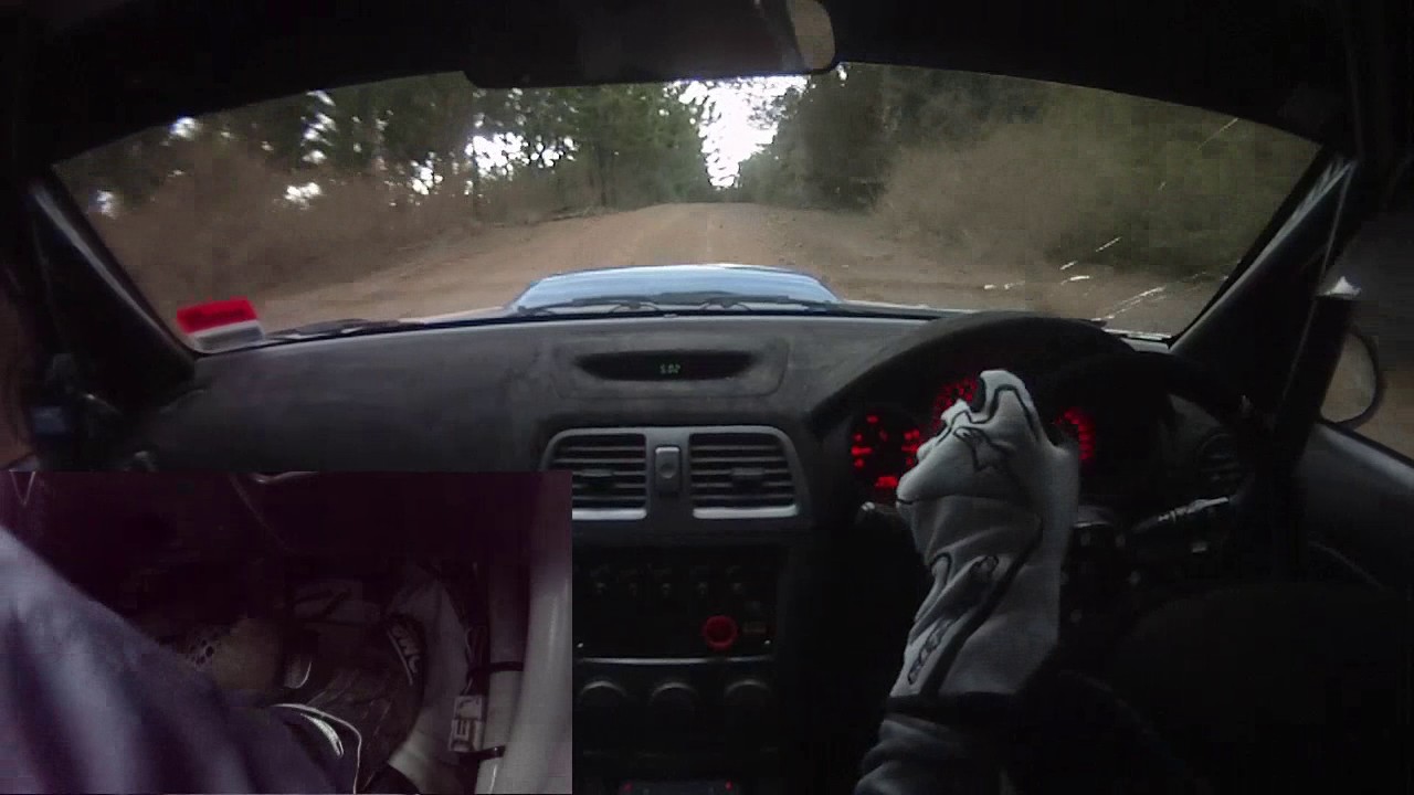 VTRacing - 2014 Aussie Bush Rally SS9 - with pedal cam