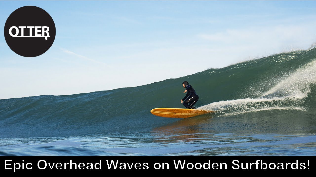 Epic Overhead Waves on Wooden Surfboards! - Monday Morning Surf Club