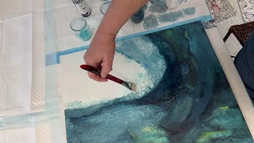 550. Mixed Media Art With Crackle Paste That Will Make Your Jaw DROP!