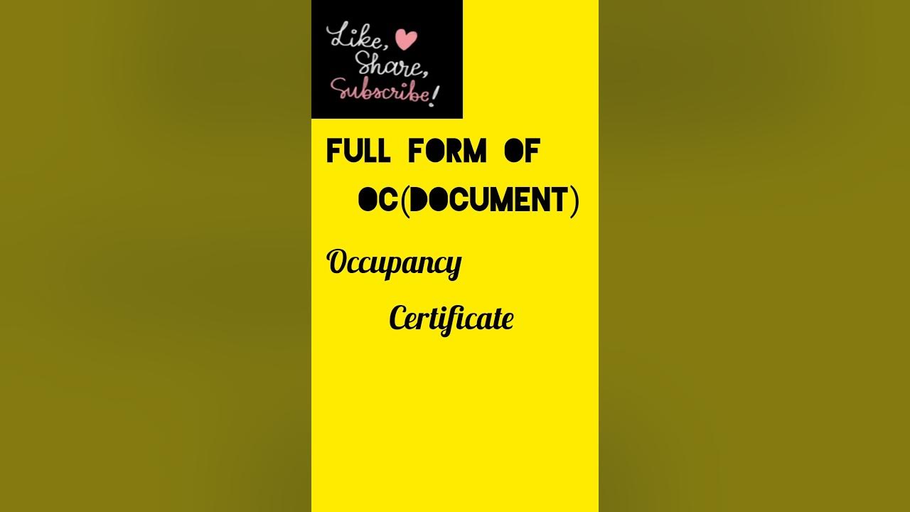 full-form-of-oc-document-informative-page-shorts-youtube