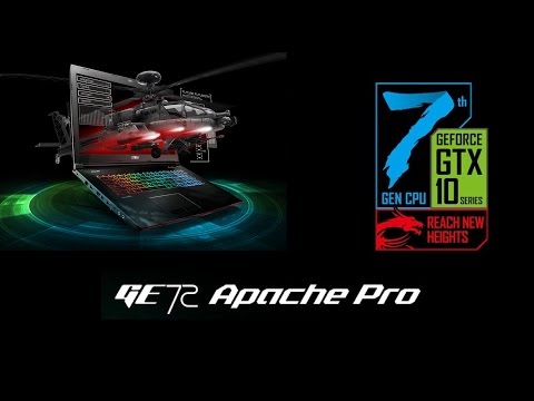 Видео обзор ноутбука MSI GE72 7RE-212RU Apache Pro