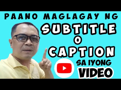 Video: Paano Magdagdag Ng Isang Caption Sa Mga Larawan
