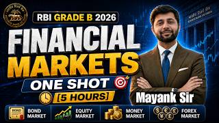 Primary Markets | RBI Grade B Finance | RBI Grade B Preparation | Live Class