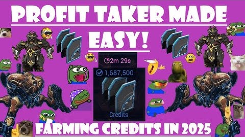 FARMING CREDITS IN 2025! - ULTIMATE PROFIT TAKER GUIDE
