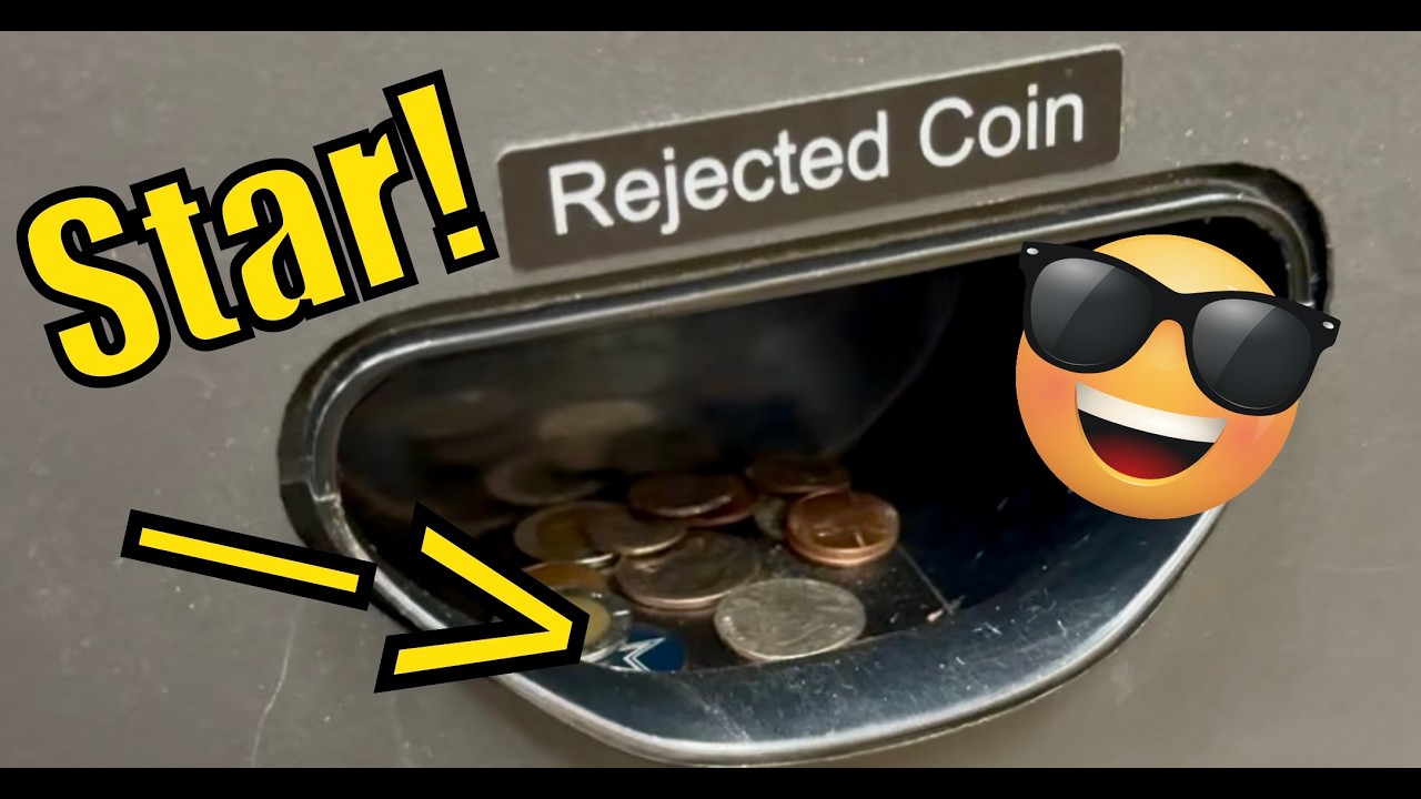 Отбракованные монеты Coinstar! Звезда шоу!