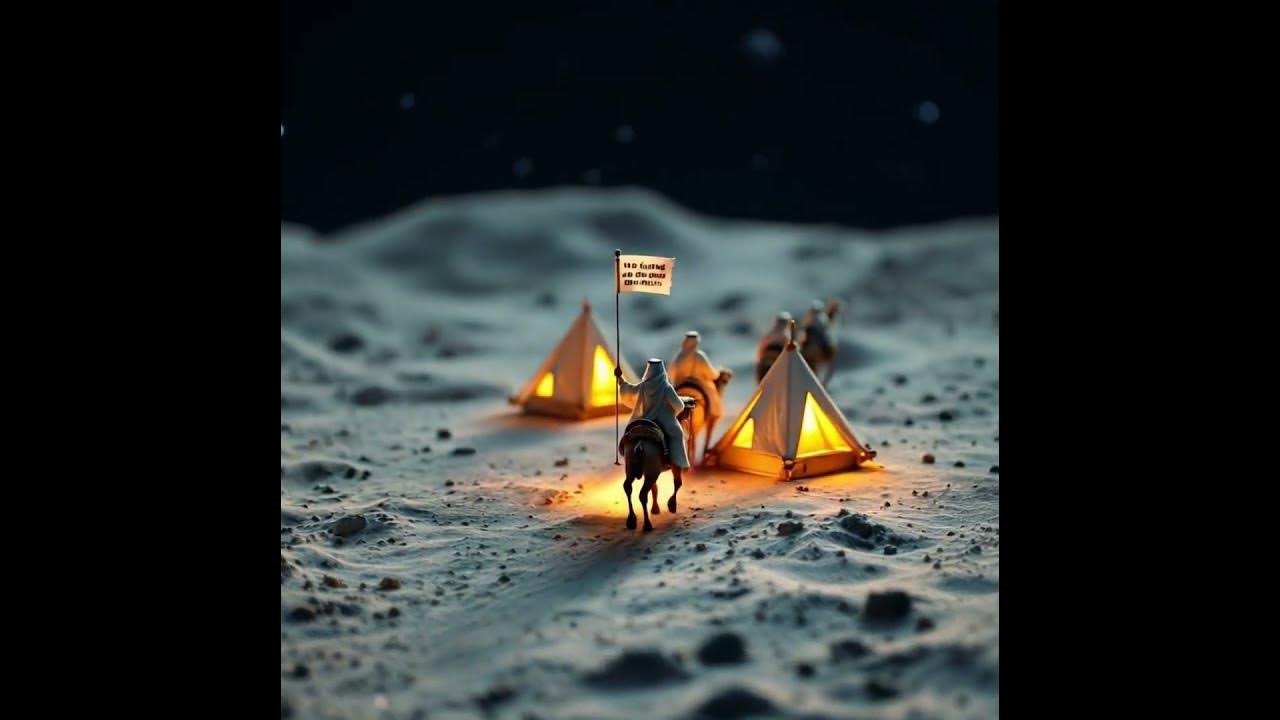 "Arabs on the Moon? This Sci-Fi Desert Caravan Will Blow Your Mind!" "Arabs on the Moon? This Sci-Fi Desert Caravan Will Blow Your Mind!"