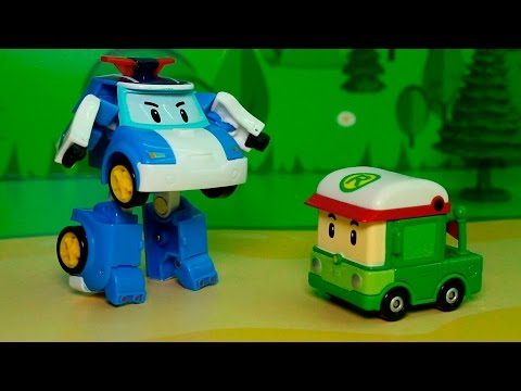 Мультфильмы с игрушками Робокар Поли - Солнечное затмение.
