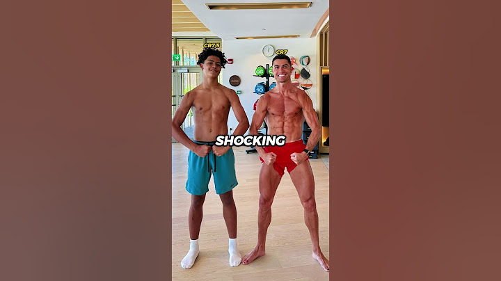 Cristiano Jr is 6 feet 3 inches tall and passed his dad Ronaldo at just 14. 😳💀