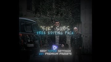 Free 20+ premium presets "Giveaway" | 4k Topaz settings by Vicious