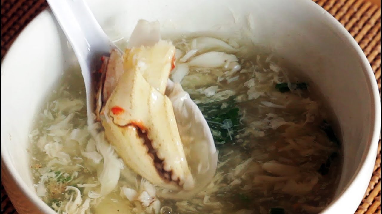 CRAB ASPARAGUS SOUP/VIETNAMESE STYLE (HOW TO MAKE). - YouTube
