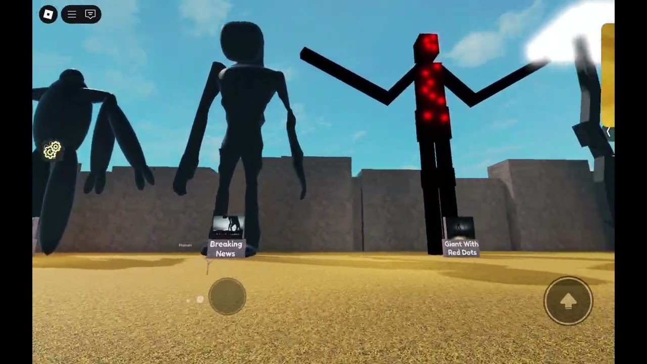 Trevor Henderson size comparison in Roblox