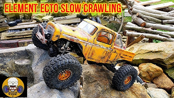 Element Ecto slow crawling the back yard crawler course