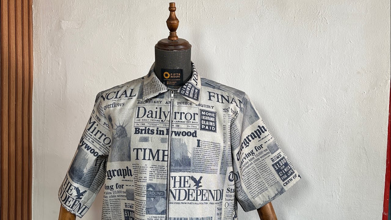 How to make a men crop shirt