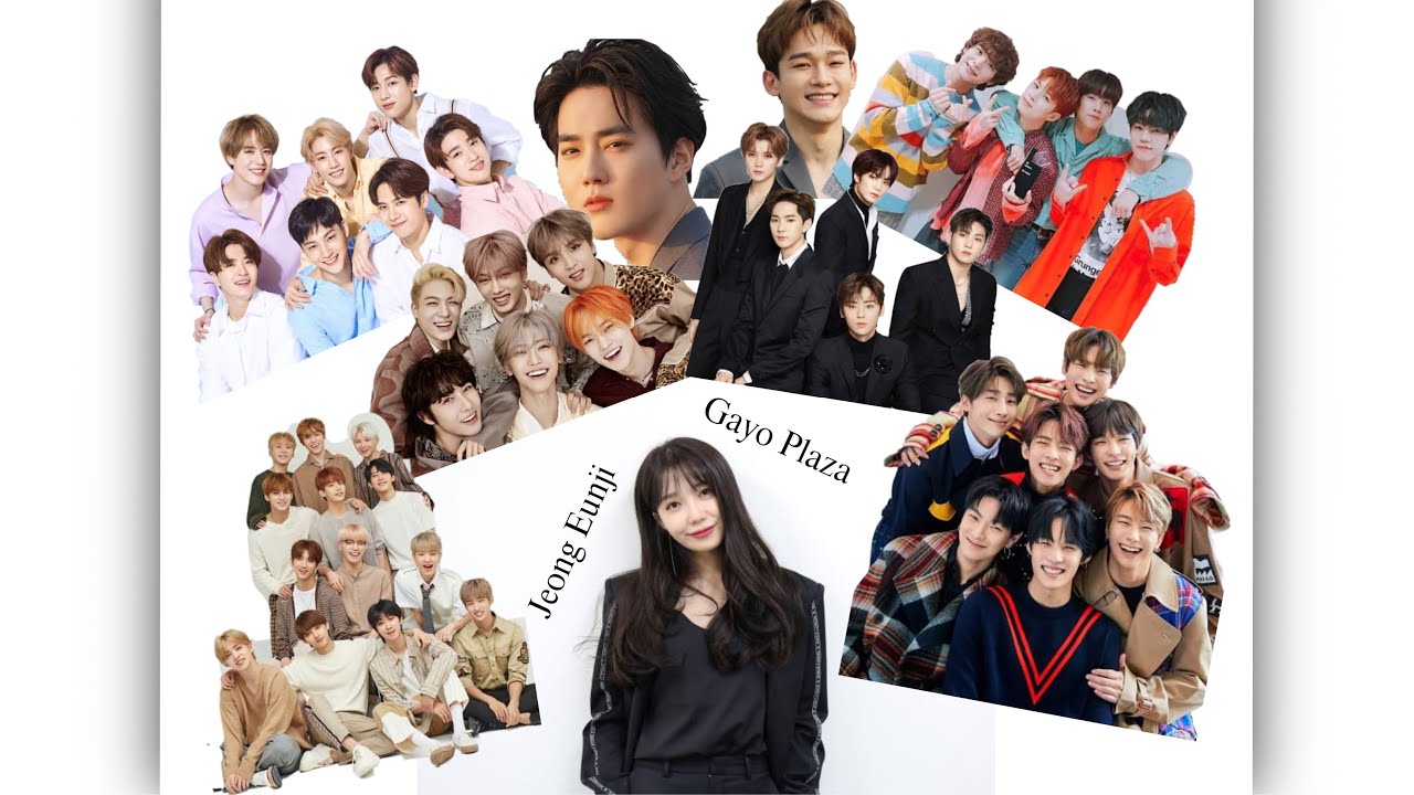 Jeong Eunji Interaction with Boy Group in Gayo Plaza (GOT7, NU’EST, SEVENTEEN, etc)