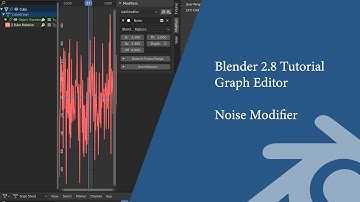 Blender 2.8 Tutorial: Graph Editor Noise Modifier - Animate a gauge needle