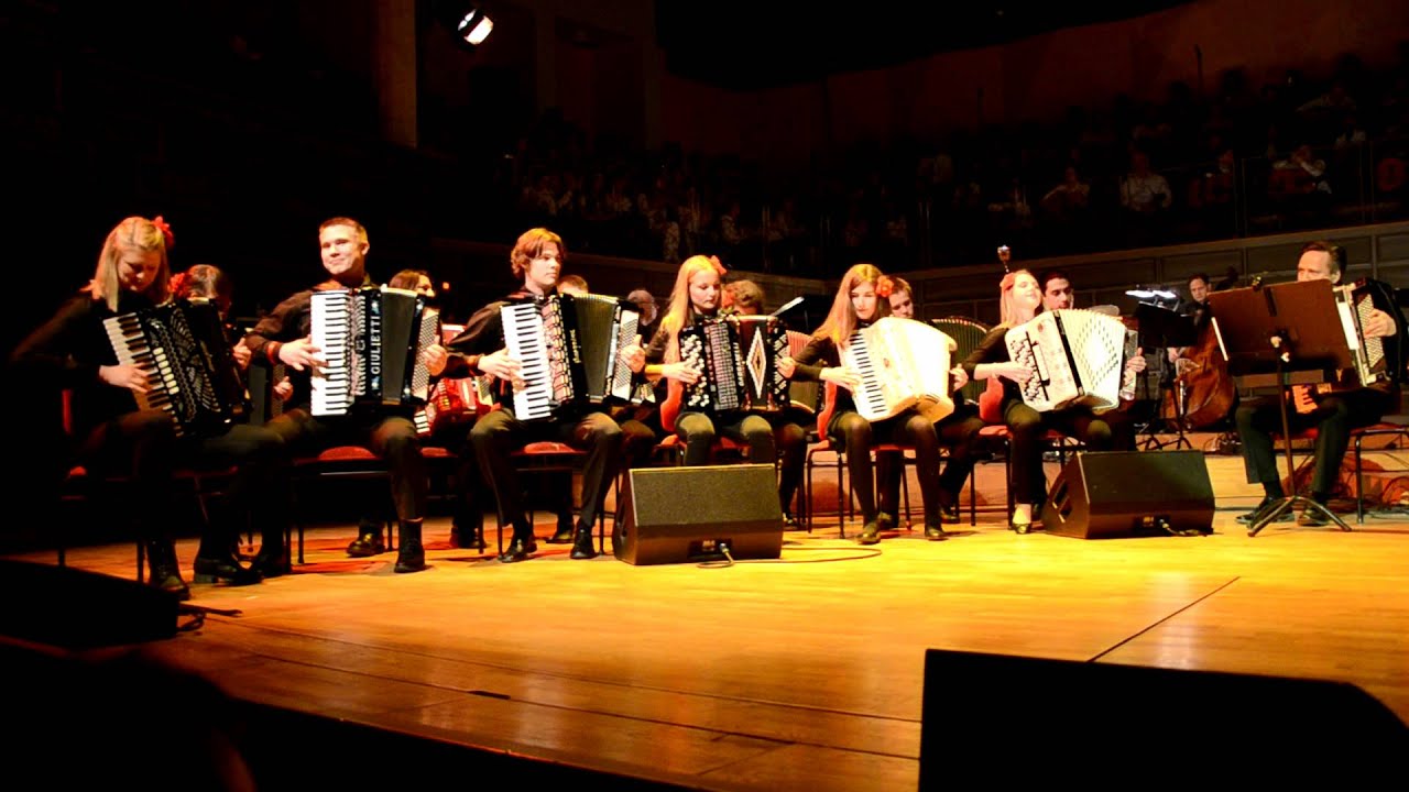 Säkkijärven Polkka performed by Accordion Crew in Stockholm. Dragspel. Fisarmonica.