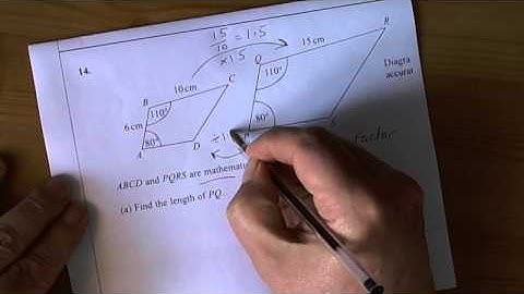 Higher Unit 3 Nov 2009 Calculator Paper 14 Q14 - Similar Shapes.wmv