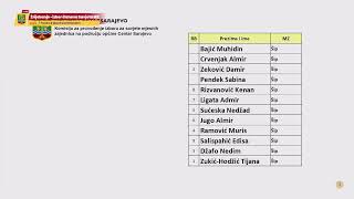 ŽRIJEBANJE | Izbor članova Savjeta MZ na području Općine Centar Sarajevo