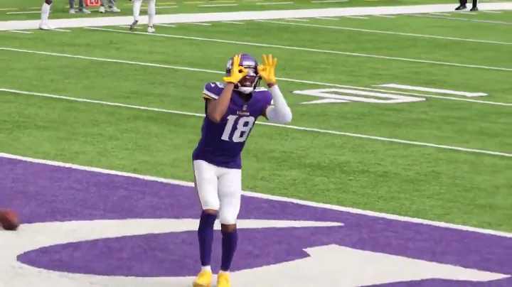 Justin Jefferson Griddy'd Into The End Zone For His First NFL TD! 🏈