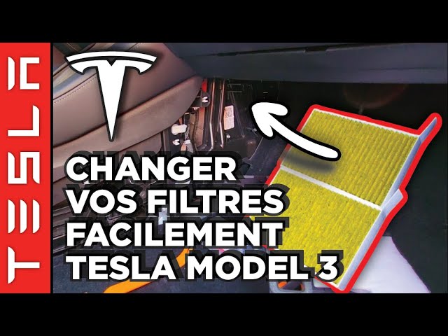 Changer vos filtres à air en moins de 15 minutes │ Tesla Model 3