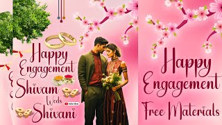 HAPPY ENGAGEMENT BANNER DESIGN l #engagement #wedding screenshot 2