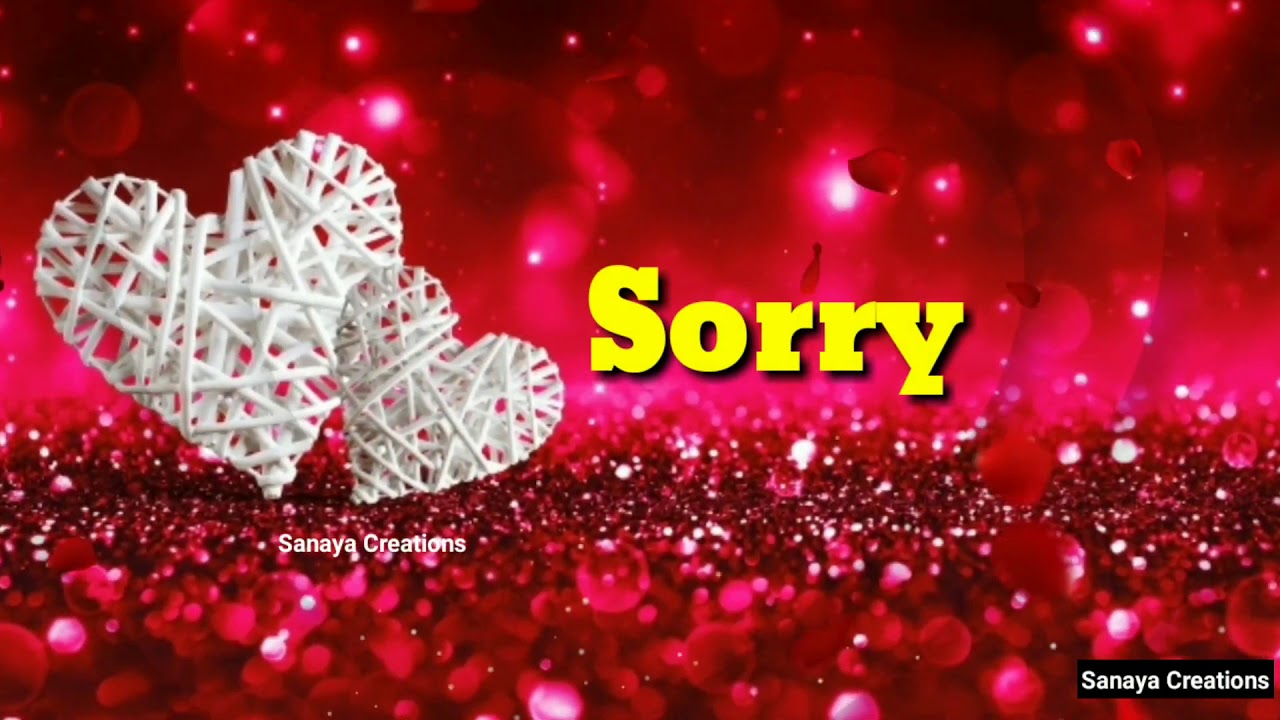 Best Sorry Status | New romantic Sorry status 2019 | I Am SORRY ...