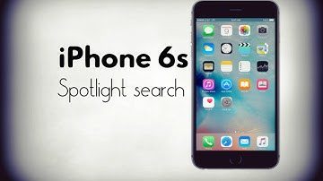 iPhone 6s Spotlight search