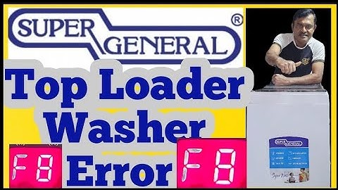 "Super General Washer F8-fout? Hier is de ultieme oplossing!"