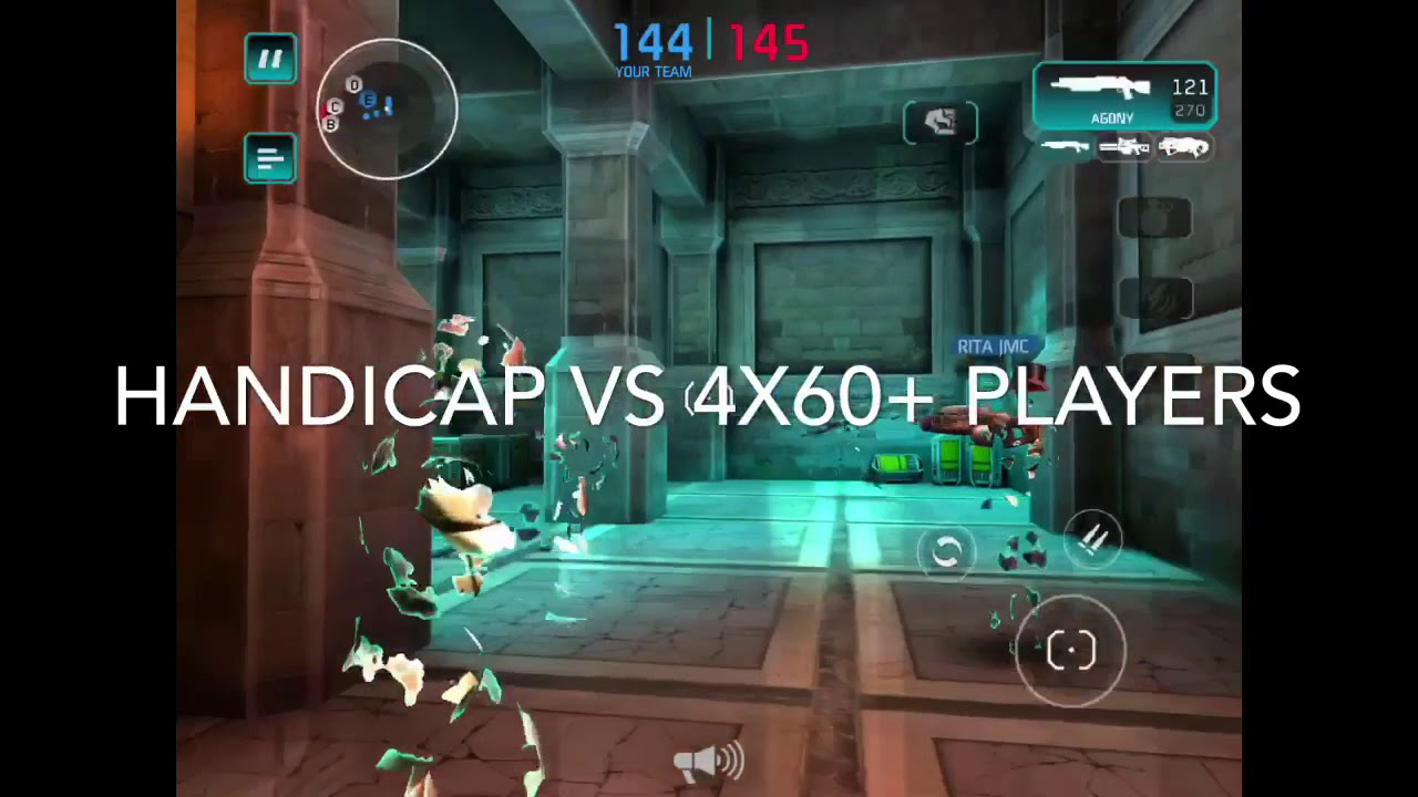 Shadowgun : Deadzone Palace handicap VS 4 60+rank players