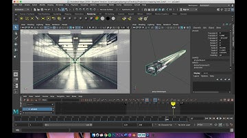 Camera Mapping Test - Maya