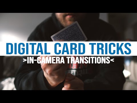 DIGITAL CARD TRICKS Using In Camera Transitions | Practice Video
