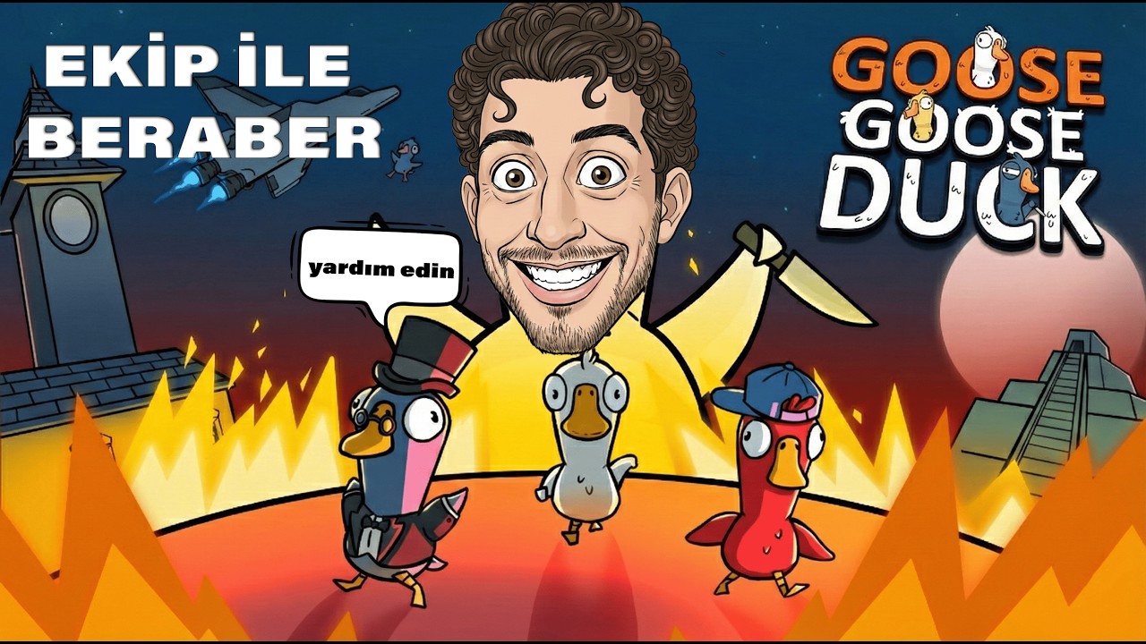 EKİP İLE GOOSE GOOSE DUCK OYNADIK
