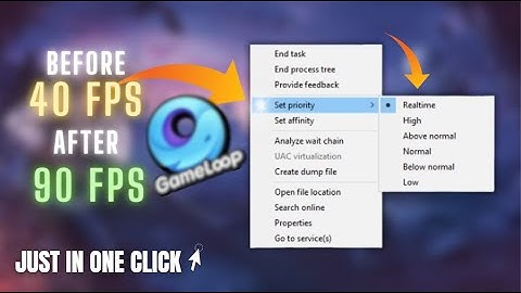 How To Set gameloop Priority To Realtime Or High🔥 | Gameloop Lag Fix | Jawwad Playz
