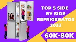 "Top 5 Best Side by Side Refrigerators in India 2023" | Hisense | LG | Samsung | Haier | Panasonic