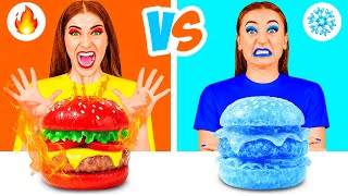 Heiß vs Kalt Food-Challenge | Erstaunliche Küchenrezepte von Best Funny Challenges