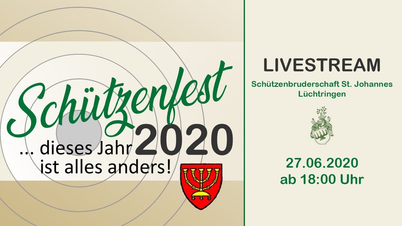 Schützenfest Lüchtringen 2020 | Der LIVESTREAM