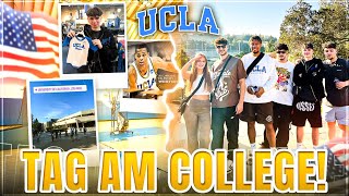 SO LEBT MAN AUF DEM COLLEGE IN AMERIKA😍👀 XXL UCLA Campus Tour mit Eli, Melina, Rohat, Eldos & Musti🔥