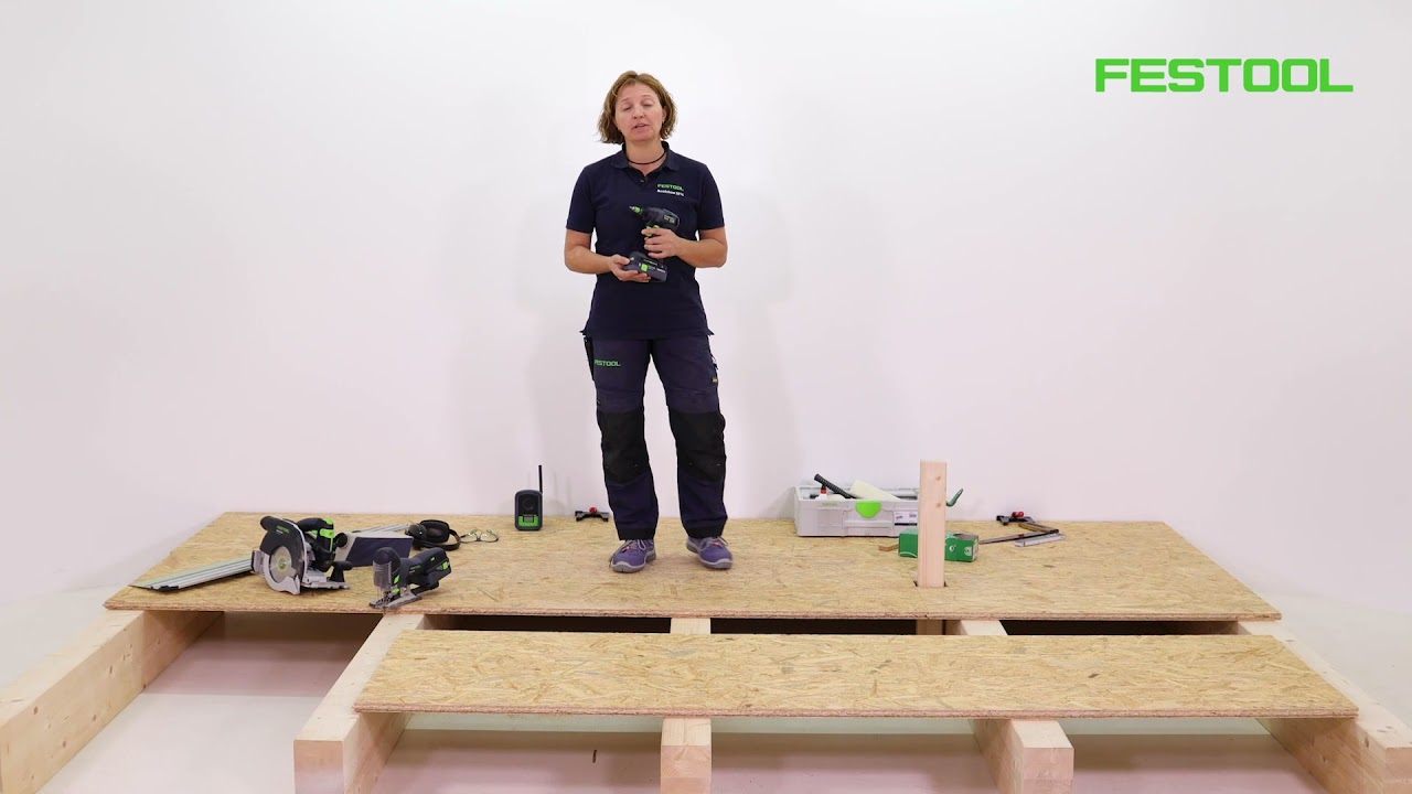 Festool TV épisode 197 : Vissage de plaques OSB avec la visseuse à chocs sans fil TID 18