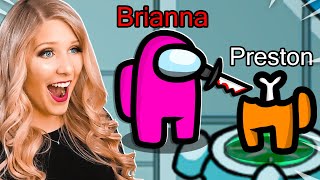 900 Iq Impostor Plays Vs Preston  Among Us
