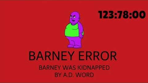 Hairy gets a Barney Error/Disobeys it/Grounded