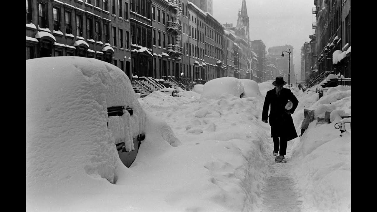 The Great Blizzard of 1947 in New York City - YouTube